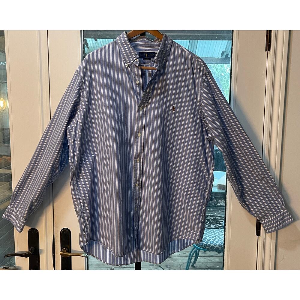 Ralph Lauren XXL TTG blue and white stripe Classic